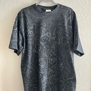 Tultex Gray Paisley Short Sleeve Tee
